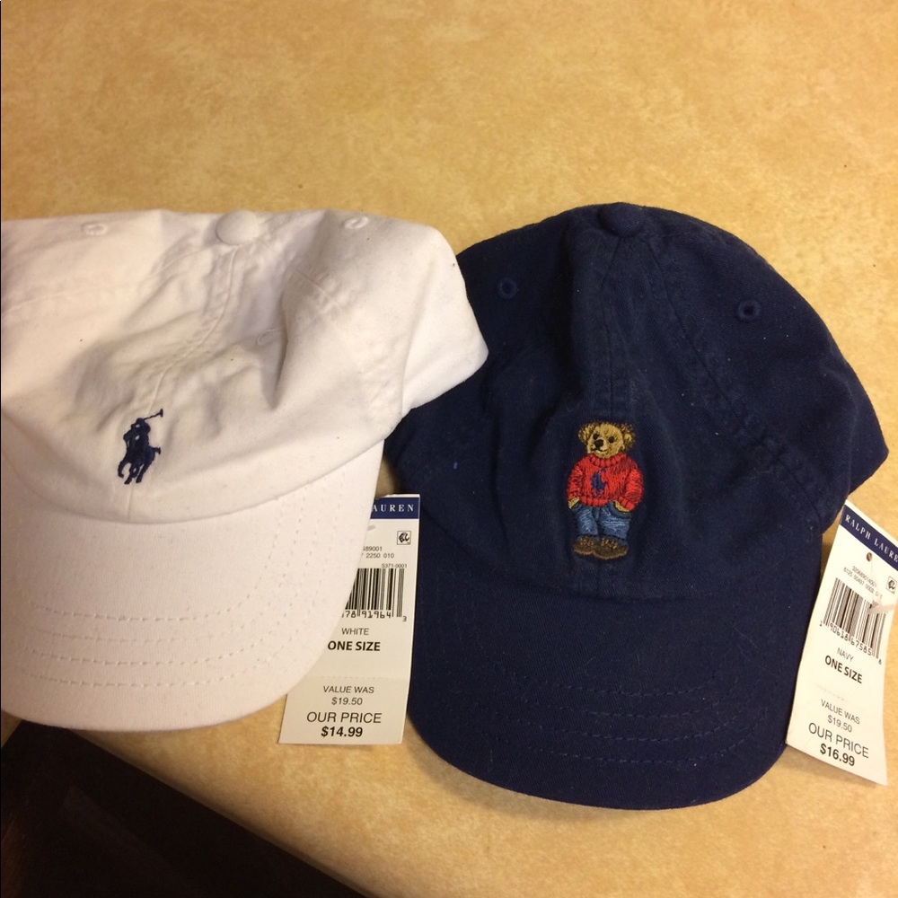 Two Baby Polo Hats